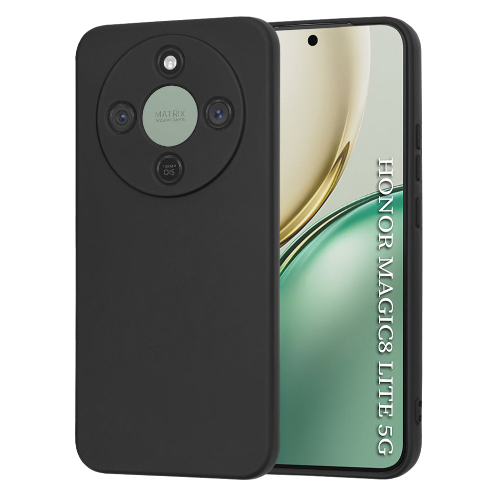 Puzdro pre Honor Magic8 Lite, Techsuit, SoftFlex, Čierne