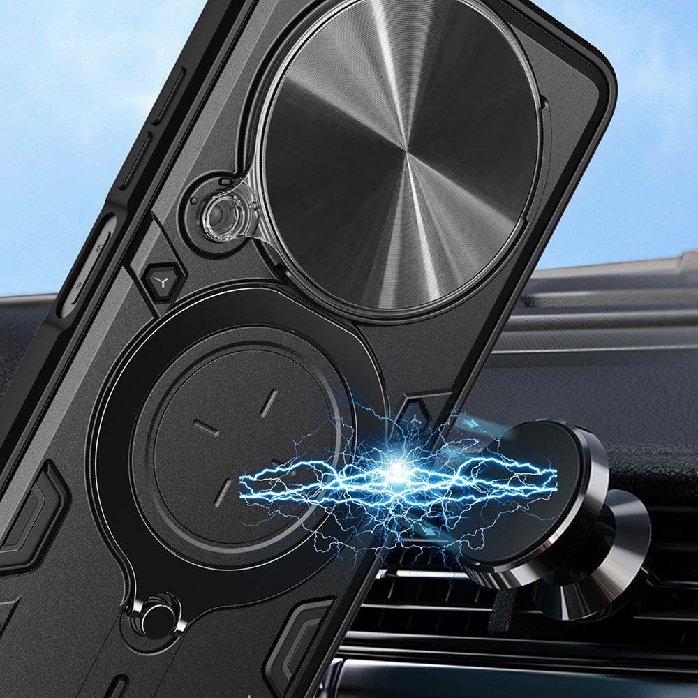 Puzdro pre Honor Magic8 Pro, Techsuit, CamGuard Pro, Fialové