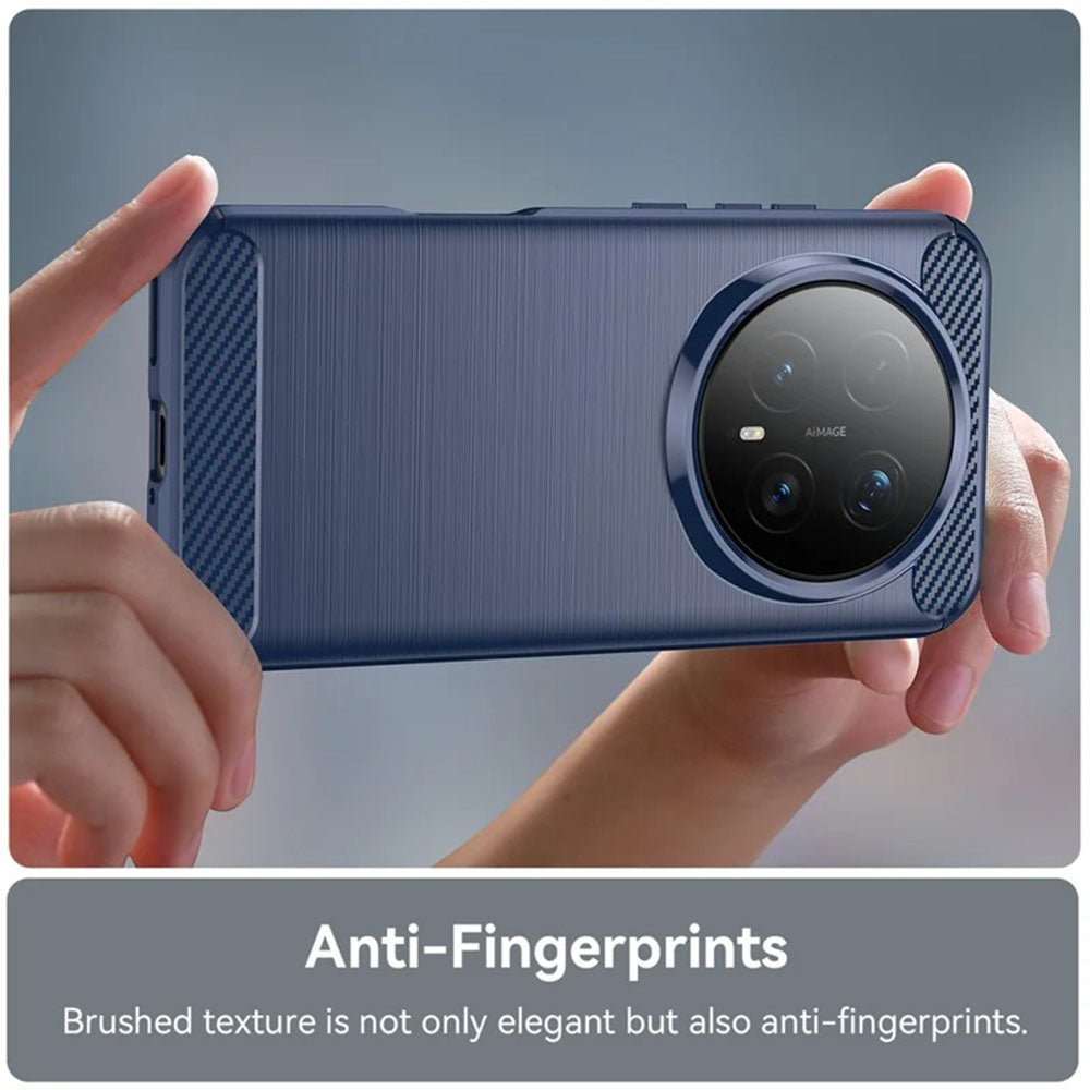 Puzdro pre Honor Magic8 Pro, Techsuit, Carbon, Modrá