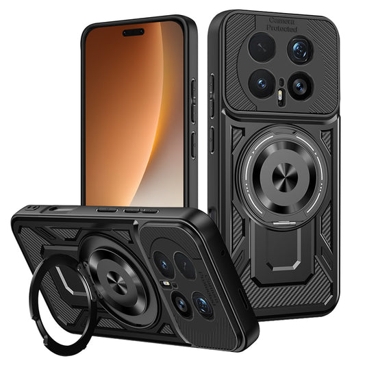 Puzdro pre Honor Magic8 Pro, Techsuit, RuggedCam, Čierne