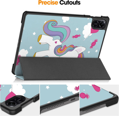 Puzdro pre Honor Pad X8a, Techsuit, FoldPro Unicorn, Viacfarebné