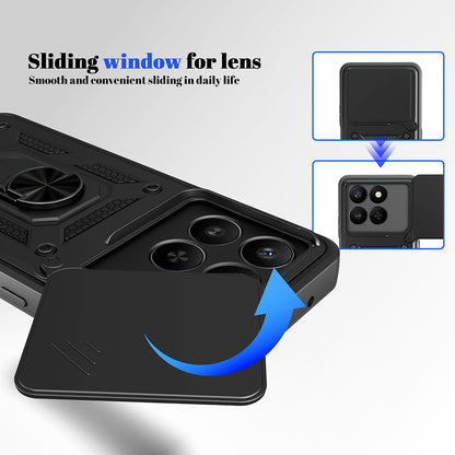 Puzdro pre Honor X5c Plus, Techsuit, CamShield, Ružovo Zlaté