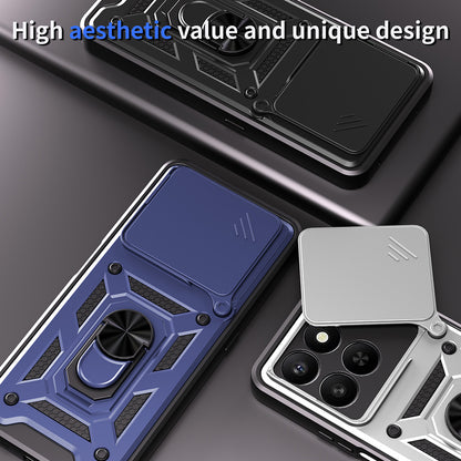 Puzdro pre Honor X5c Plus, Techsuit, CamShield, Ružovo Zlaté