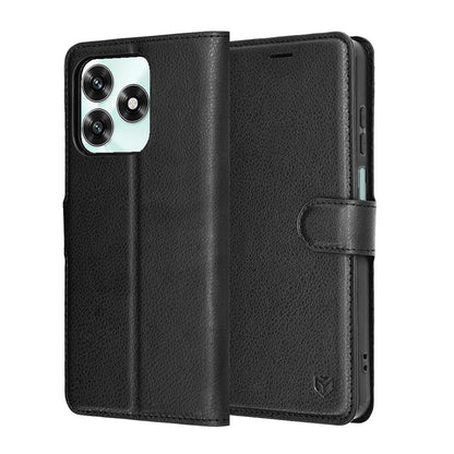Puzdro pre Honor X5c Plus, Techsuit, Leather Folio, Čierne