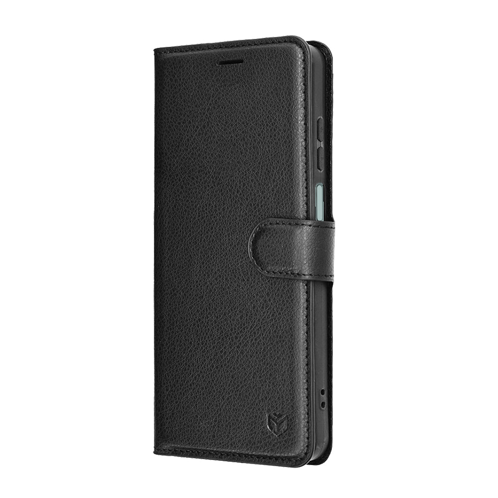 Puzdro pre Honor X5c Plus, Techsuit, Leather Folio, Čierne