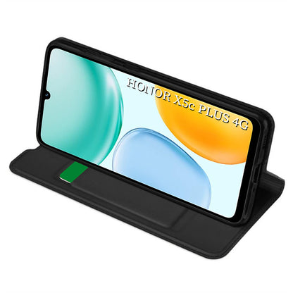 Puzdro pre Honor X5c Plus, Techsuit, Magskin Book, Čierne