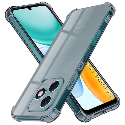 Puzdro pre Honor X5c Plus, Techsuit, Shockproof Clear, Čierne