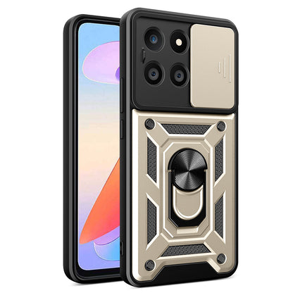 Puzdro pre Honor X6a, Techsuit, CamShield, Zlaté