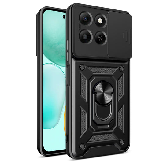 Puzdro pre Honor X6c, Techsuit, CamShield, Čierne