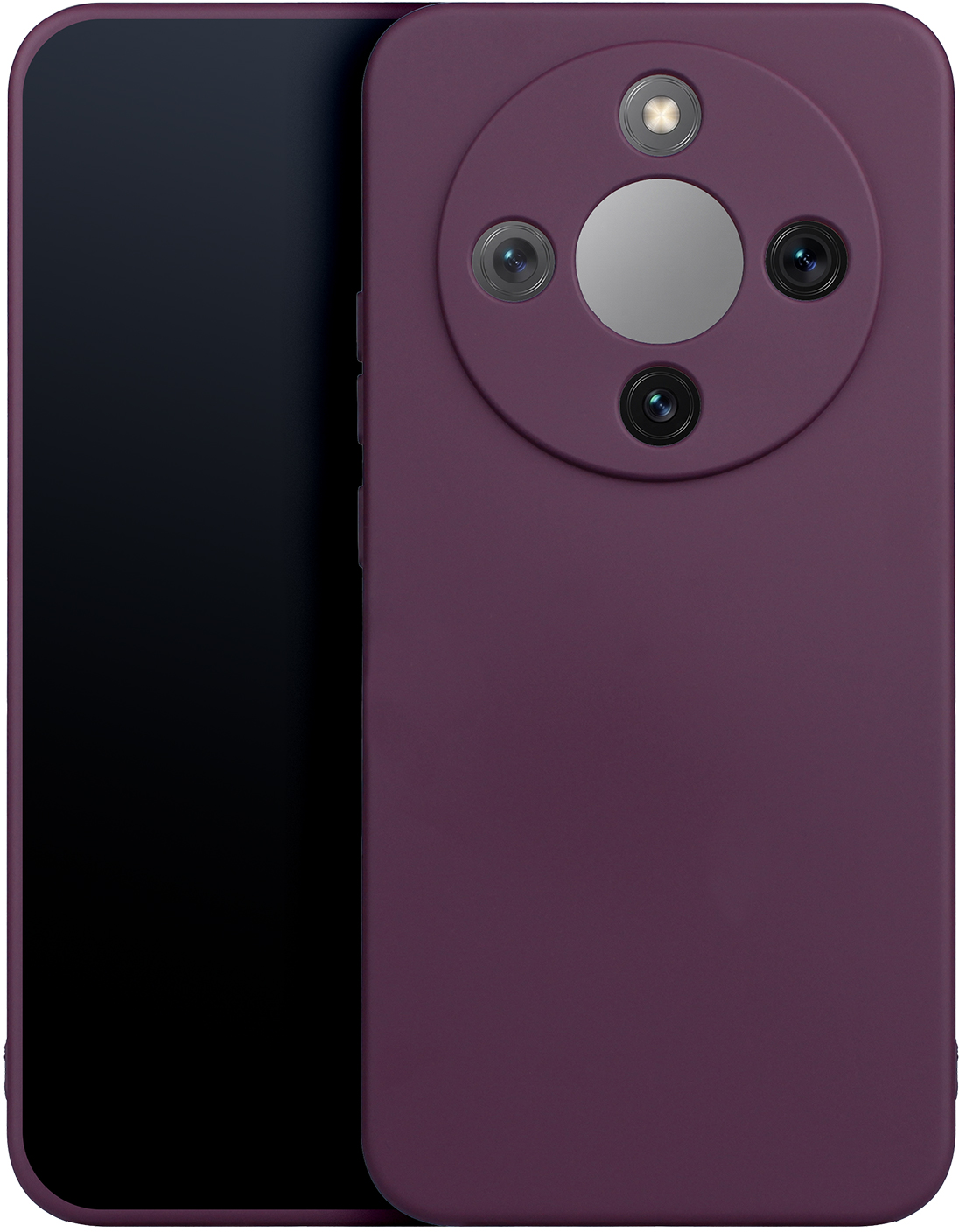 Puzdro pre Honor X70 / X9d / Magic8 Lite, OEM, Silikón, Bordová