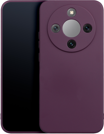 Puzdro pre Honor X70 / X9d / Magic8 Lite, OEM, Silikón, Bordová