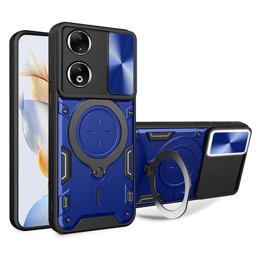 Obal na Honor X7b 5G / 90 Smart / X7b 4G, Techsuit, CamGuard Pro, modrý