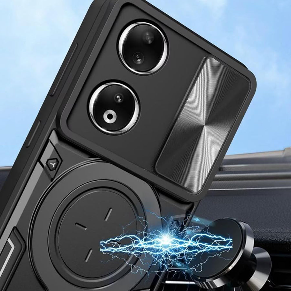 Puzdro pre Honor X7b 5G / 90 Smart / X7b 4G, Techsuit, CamGuard Pro, Čierna