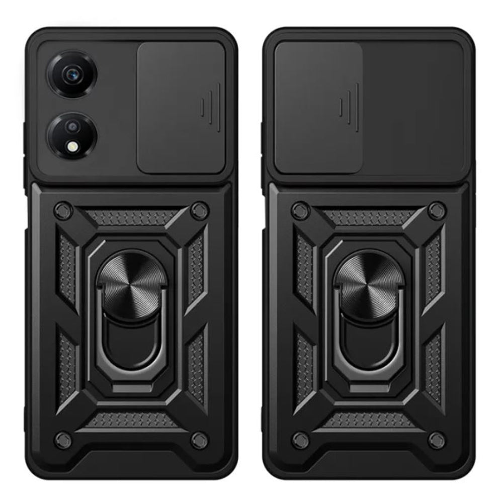 Puzdro pre Honor X7b 5G / 90 Smart / X7b 4G, Techsuit, CamShield, Čierne