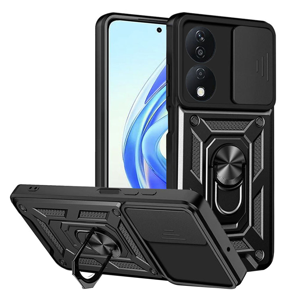 Puzdro pre Honor X7b 5G / 90 Smart / X7b 4G, Techsuit, CamShield, Čierne