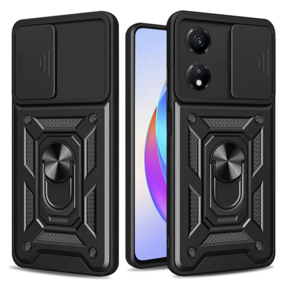 Puzdro pre Honor X7b 5G / 90 Smart / X7b 4G, Techsuit, CamShield, Čierne