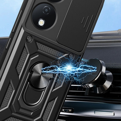 Puzdro pre Honor X7b 5G / 90 Smart / X7b 4G, Techsuit, CamShield, Zelené