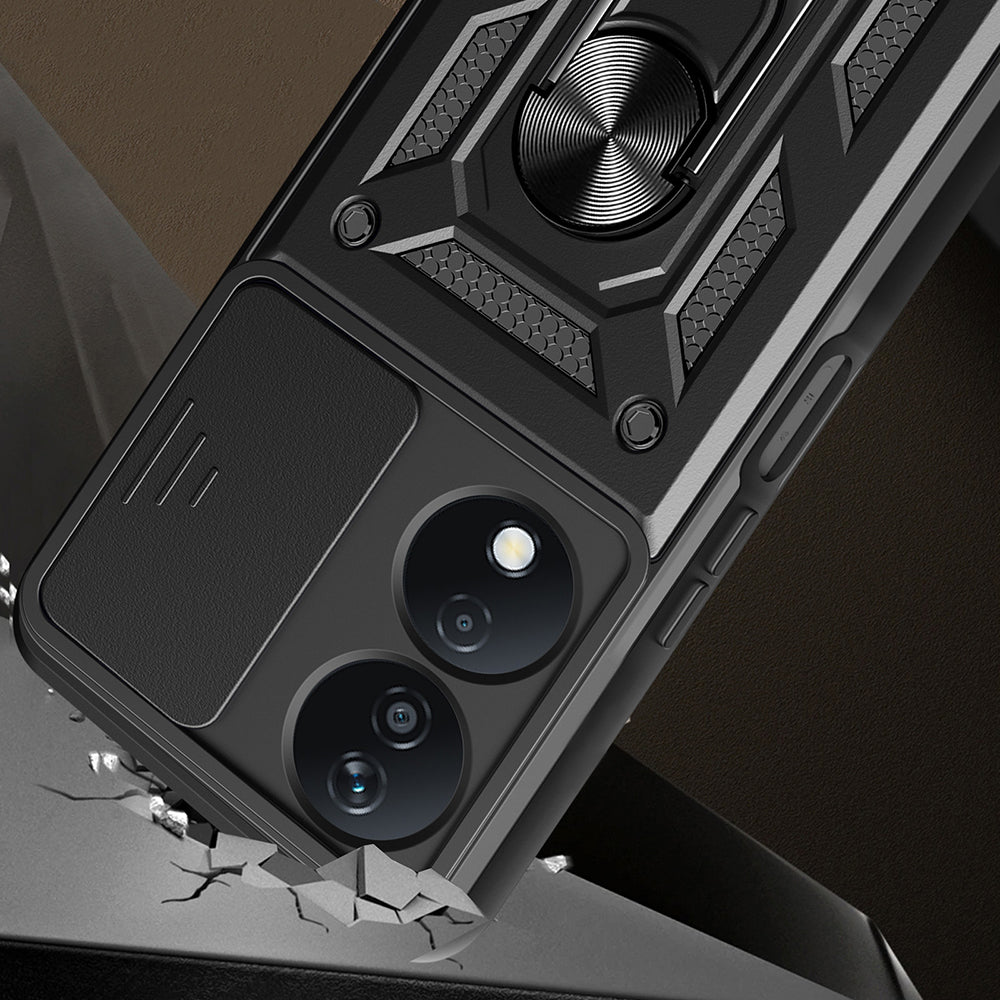 Puzdro pre Honor X7b 5G / 90 Smart / X7b 4G, Techsuit, CamShield, Zelené