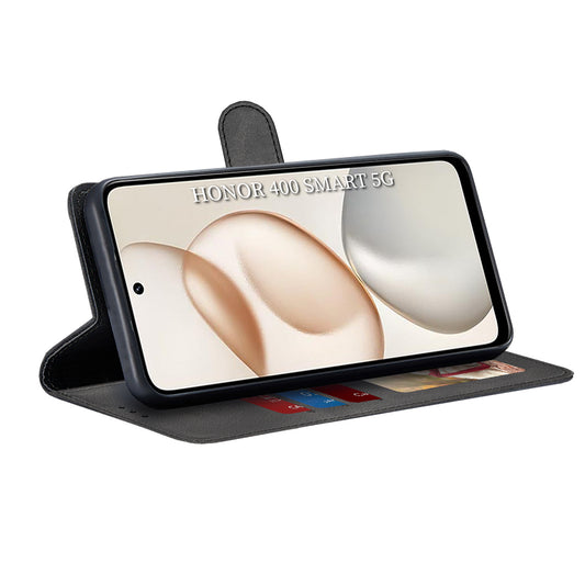 Puzdro pre Honor 400 Smart 4G / X7d 4G, Techsuit, Diary Book, Čierne