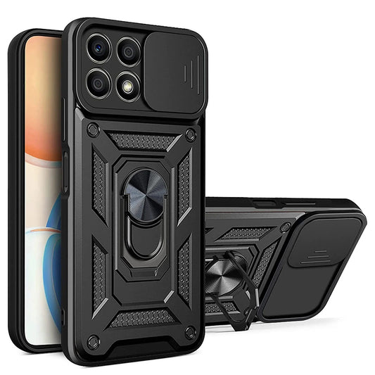 Puzdro na Honor X8a, Techsuit, CamShield, Čierne