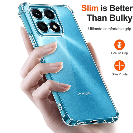 Obal na Honor X8a, Techsuit, nárazuvzdorný priehľadný, transparentný