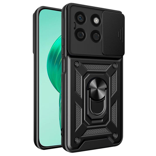 Puzdro na Honor X8b, Techsuit, CamShield, Čierne