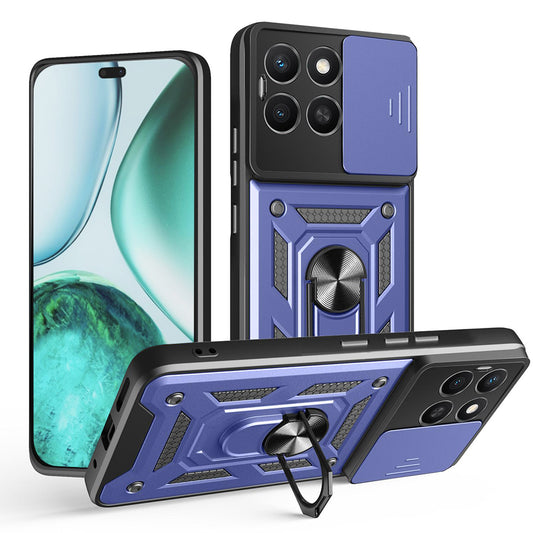 Puzdro pre Honor X8c, Techsuit, CamShield, Modré