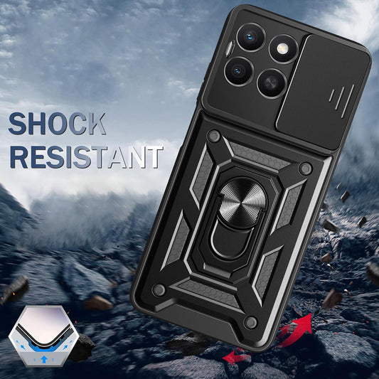 Puzdro pre Honor X8c, Techsuit, CamShield, Modré