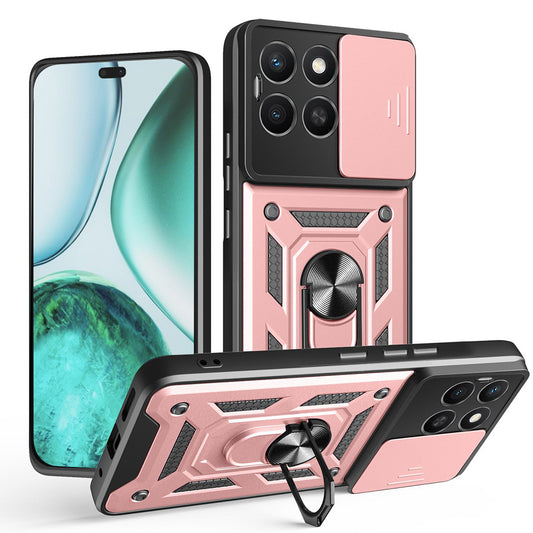 Puzdro pre Honor X8c, Techsuit, CamShield, Ružové