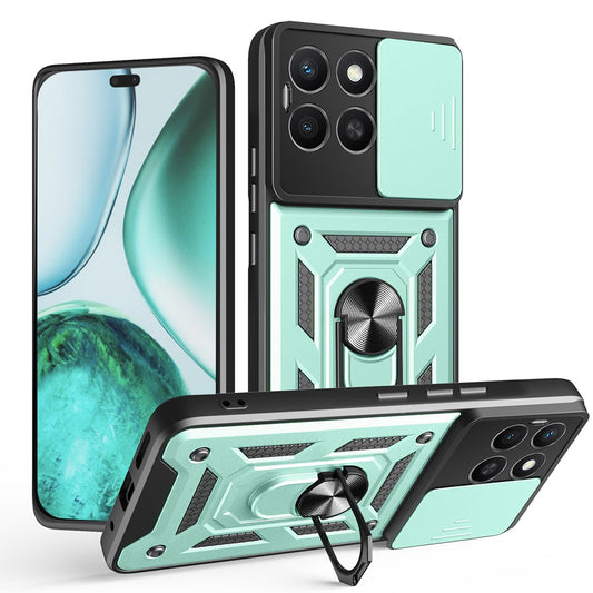 Puzdro pre Honor X8c, Techsuit, CamShield, Zelené