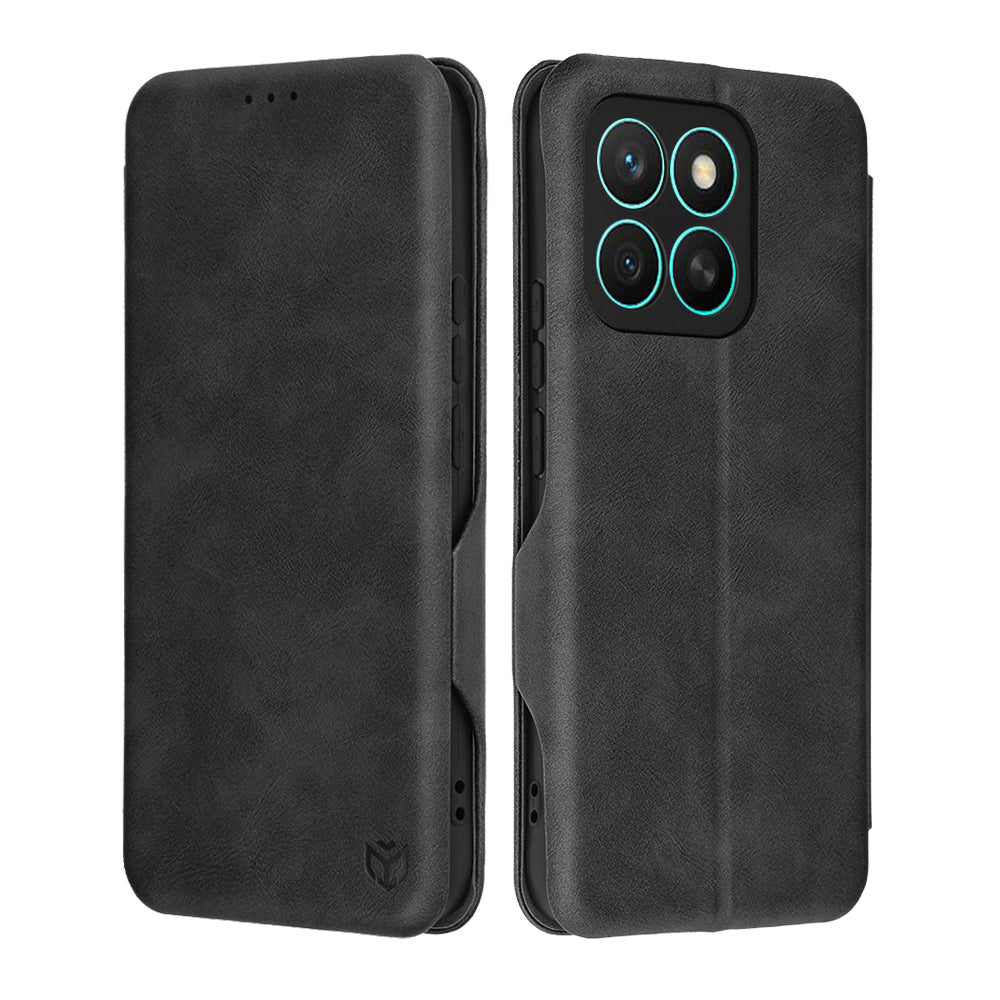 Puzdro pre Honor X8c, Techsuit, Safe Wallet Plus, Čierne
