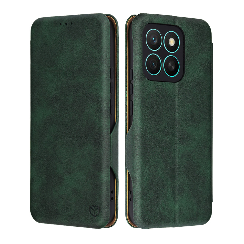 Puzdro pre Honor X8c, Techsuit, Safe Wallet Plus, Zelené
