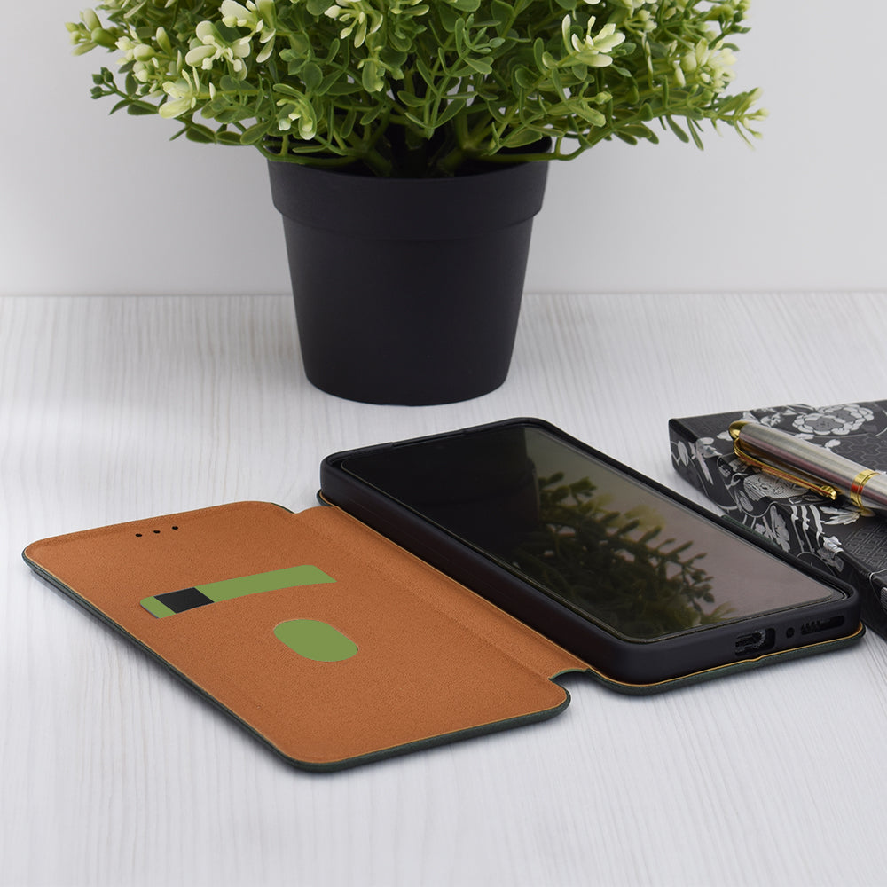 Puzdro pre Honor X8c, Techsuit, Safe Wallet Plus, Zelené