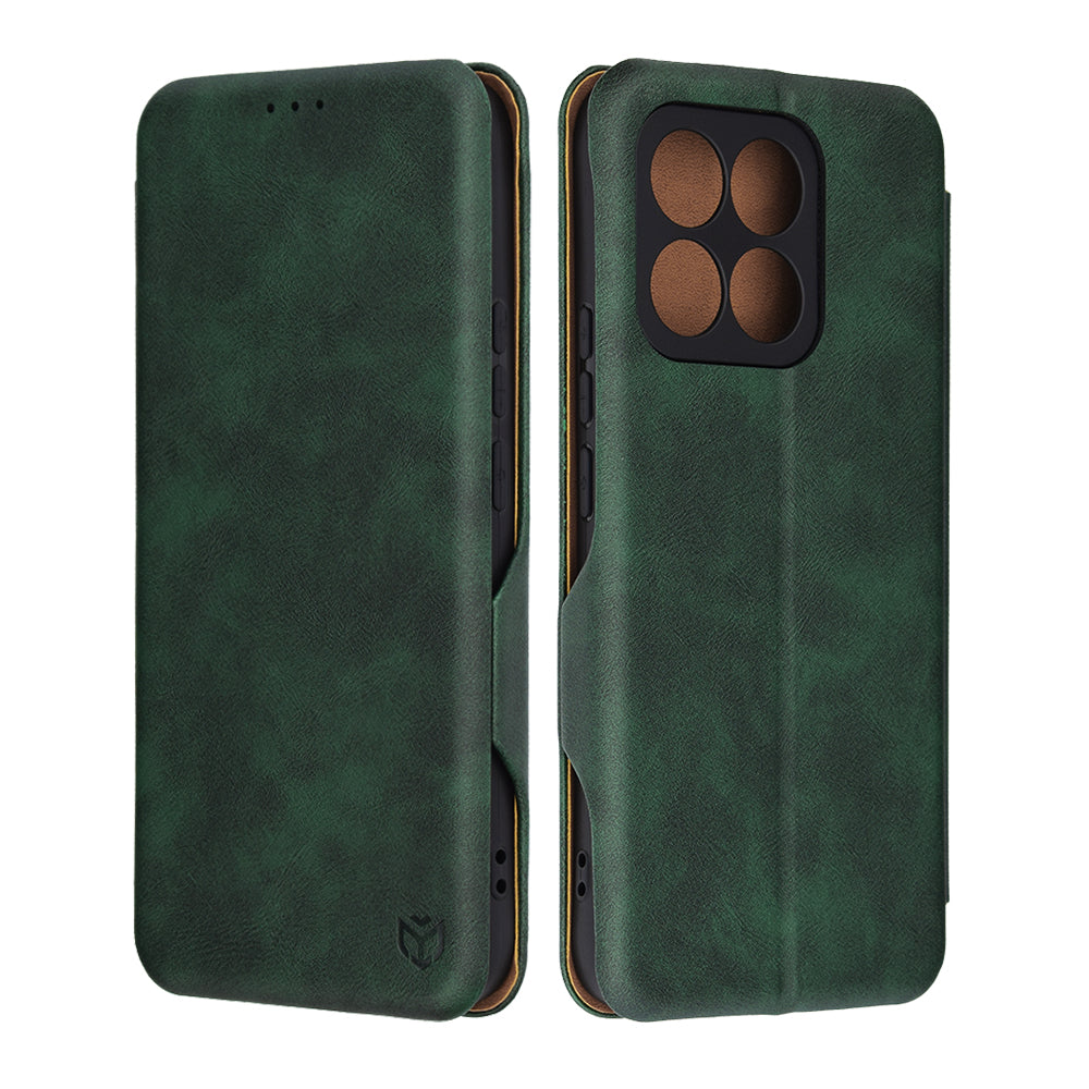 Puzdro pre Honor X8c, Techsuit, Safe Wallet Plus, Zelené