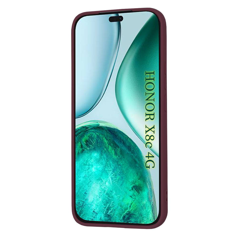 Obal na Honor X8c, Techsuit, SoftFlex, vínový