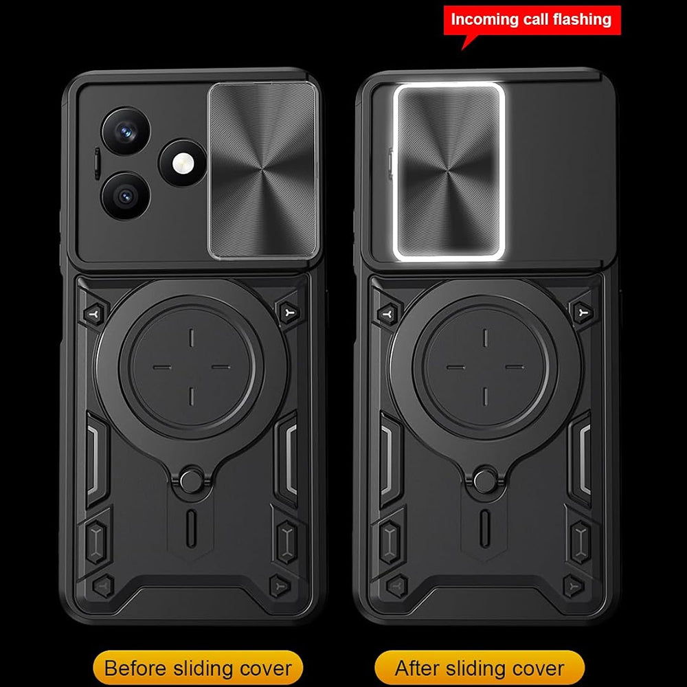 Puzdro pre Honor X8d, Techsuit, CamGuard Pro, modré