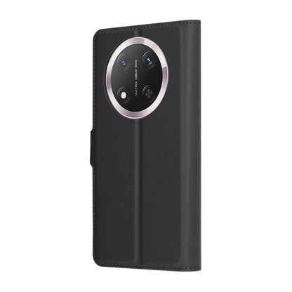 Puzdro na Honor X9c / Magic7 Lite, Techsuit, kožené folio, čierne