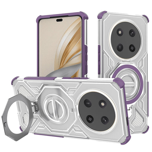 Case for Honor X9c / Magic7 Lite, Techsuit, Carbon Shield Pro, Purple