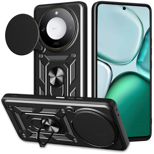 Puzdro pre Honor X9c Smart, Techsuit, CamShield, Čierne