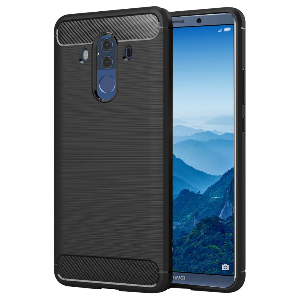 Puzdro pre Huawei Mate 10 Pro, Techsuit, Karbón, Čierne