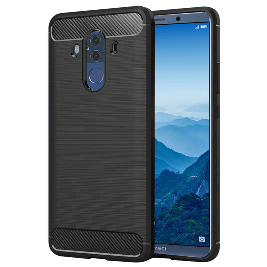 Puzdro pre Huawei Mate 10 Pro, Techsuit, Karbón, Čierne