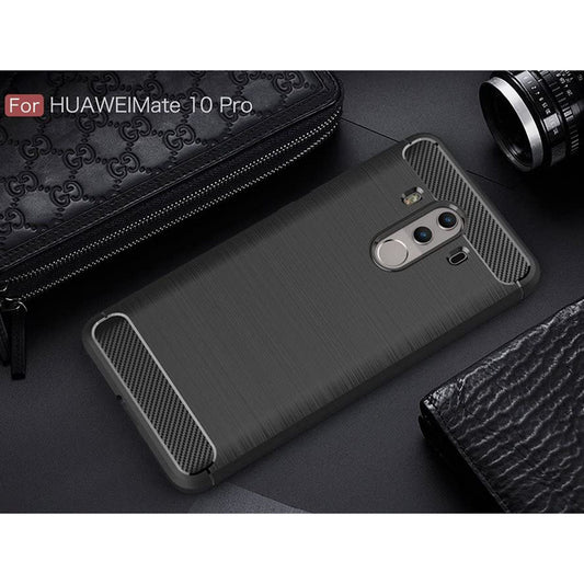Puzdro pre Huawei Mate 10 Pro, Techsuit, Karbón, Čierne