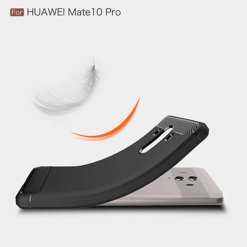 Puzdro pre Huawei Mate 10 Pro, Techsuit, Karbón, Čierne