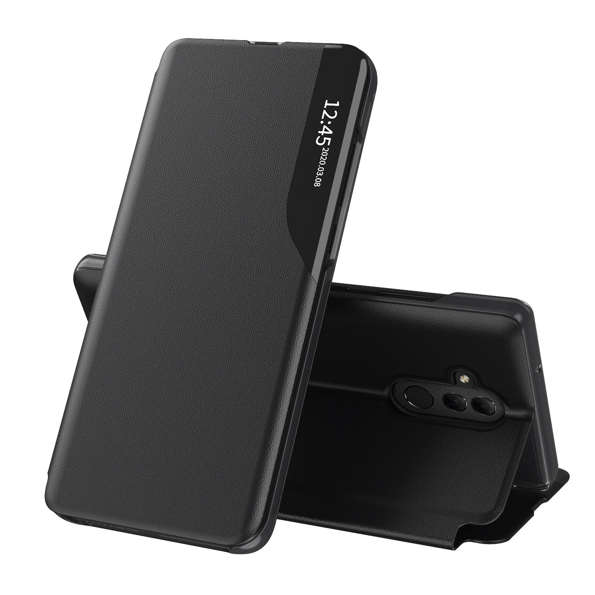Puzdro pre Huawei Mate 20 Lite, Techsuit, eFold, Čierna