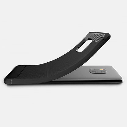 Case for Huawei Mate 20 Pro, Techsuit, Carbon, Black