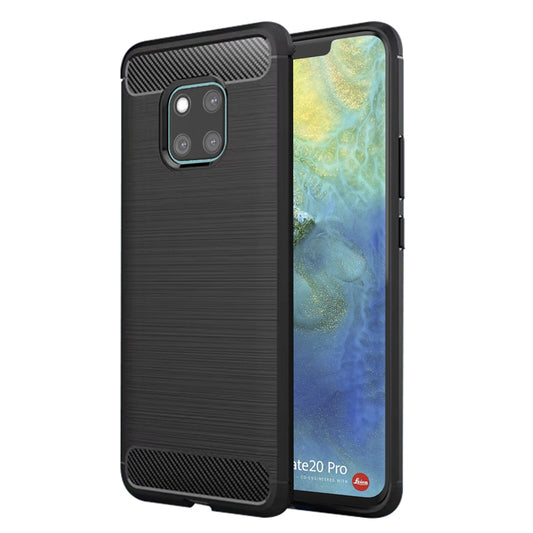 Puzdro pre Huawei Mate 20 Pro, Techsuit, Karbón, Čierne