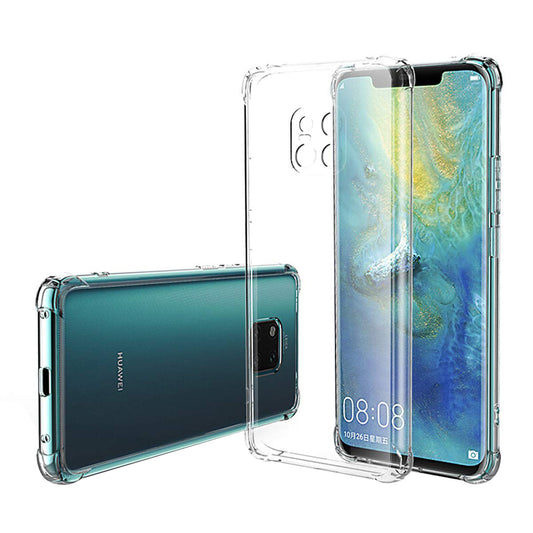 Obal na Huawei Mate 20 Pro, Techsuit, nárazuvzdorný priehľadný, transparentný