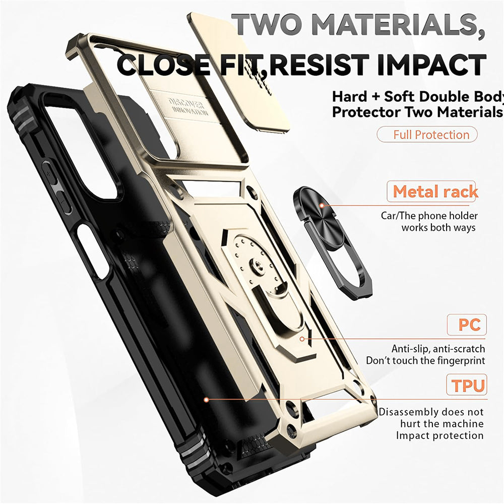Puzdro pre Huawei nova 13 Pro, Techsuit, CamShield, Zlaté