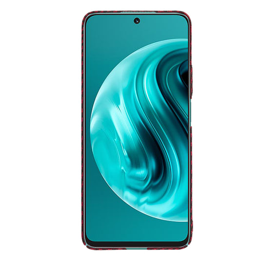 Puzdro pre Huawei nova 13i / nova 12i, Techsuit, Carbonite FiberShell, Červené