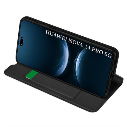 Puzdro pre Huawei nova 14 Pro, Techsuit, Magskin Book, Čierne